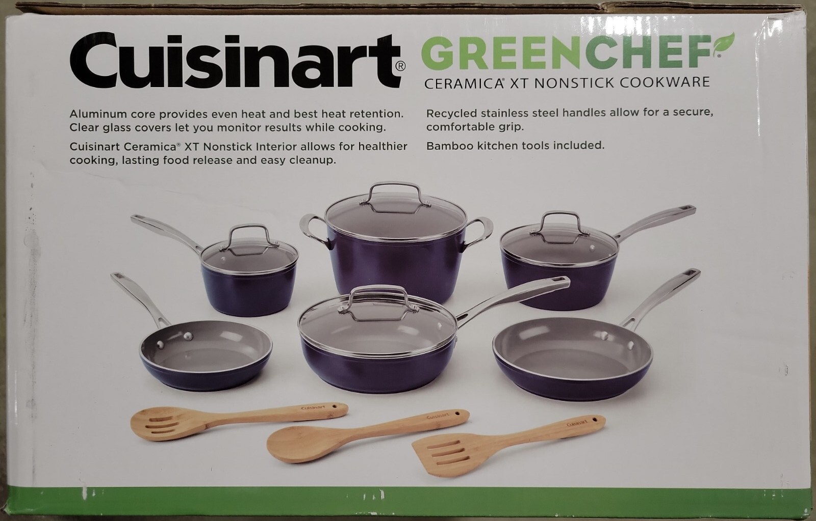 Cuisinart GreenChef Ceramica XT 13-Piece Nonstick Cookware Set