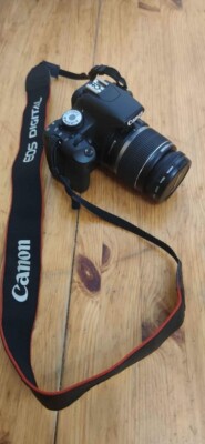 Canon EOS Rebel T1i / EOS 500D 15.1MP Digital SLR Camera - Black (Kit w/ EF-S IS