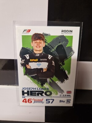 Joseph Loake Topps F3 Turbo Attax 2024, HERO Card # 303.