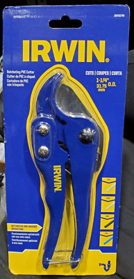 *NEW* IRWIN Ratcheting PVC Cutter 1-1/4 | OD IRHT81740
