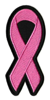 Pink Ribbon Breast Cancer Awareness Patch (3 Zoll) Survivor Bügelbild Abzeich...