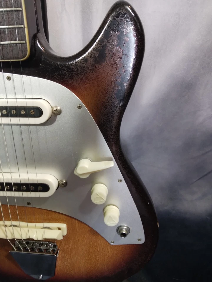 Guitarra eléctrica Guyatone 1965 vintage, rara serie MARATHON 545, Polaris 2 Foto 4 de 4