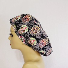 Halloween Women Scrub Hat Surgical Cap Scrub Hat Nurses Hat Medical USA Made