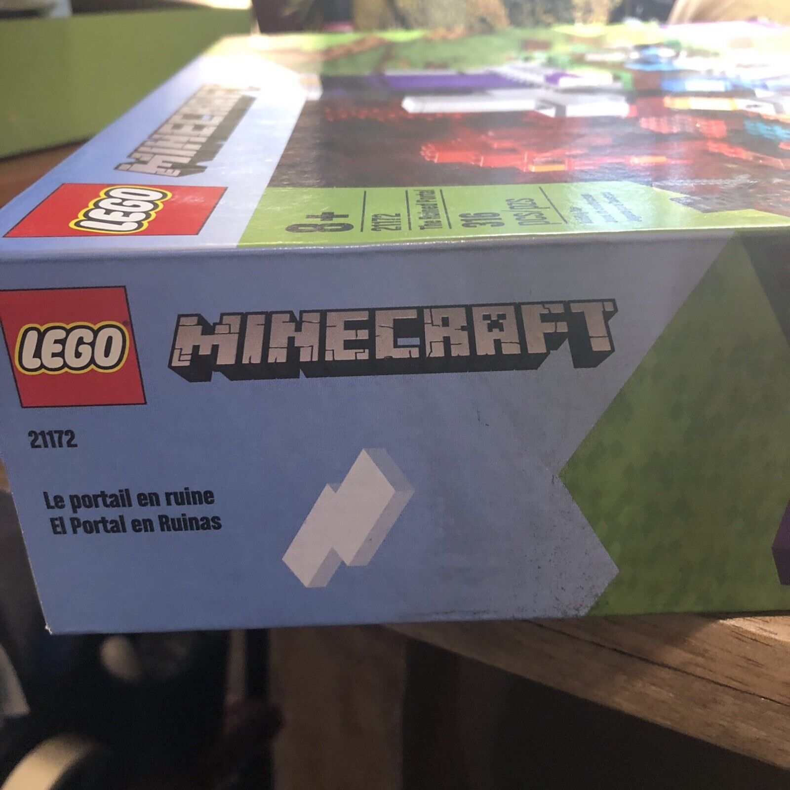 Lego Minecraft Le portail en ruine