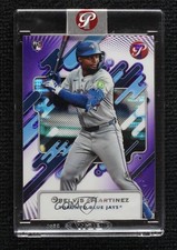 2025 Topps Pristine Purple Pulsar Refractor 59/99 Orelvis Martinez #76 16wc
