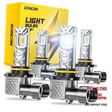 9005 9006 Fog Light Bulbs Combo, 10X Brighter 120000LM 6500K White 9005 9006 4