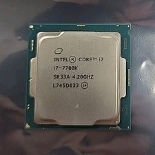 Intel Core I7-7700K Processor 4.2 GHz, Quad-Core, LGA 1151 - SR33A