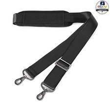 Shoulder Strap Black 31.5-56 in Adjustable Padded Non-Slip Replacement Belt