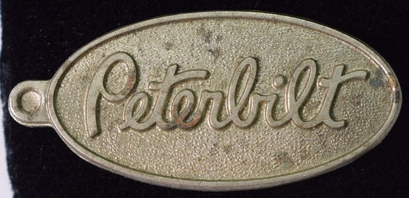 Vintage Die Model For Peterbilt Truck Emblem HAT PIN LAPEL PIN - Spew Attached 