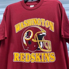 Reprint 1980s 1990s Washington Redskins NFL Football T shirt vtg S-5XL