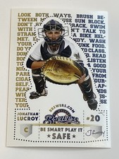 2011 Milwaukee Brewers Shawano Police Baseball #NNO - Jonathan Lucroy - Brewers