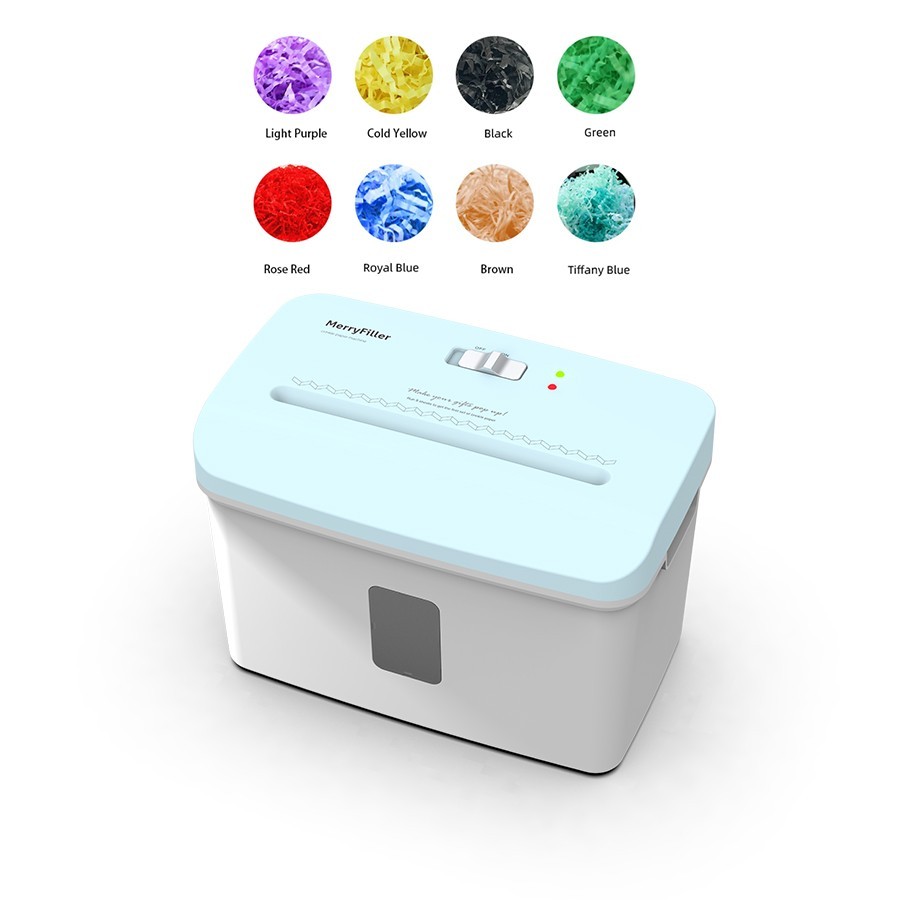 New Blue Crinkle Paper Shredder for Crafting and Packaging