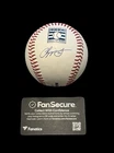 Chipper Jones Signed HOF Logo Baseball Fanatics & MLB HOLOGRAM COA Braves