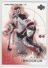 2001-02 Upper Deck Challenge for the Cup Martin Brodeur #50 HOF 0q5
