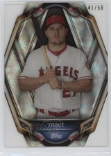 2019 Topps High Tek PortraiTEK 41/50 Mike Trout #PT-MT 4zj