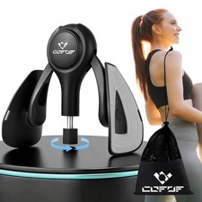 Thigh Trainer for Women, 15-70LB Adjustable Resistance Inner Black Gray