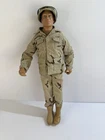 Vintage 1992 GI Joe Hall of Fame Duke 12" Action Figure Desert Camo w/ Helmet