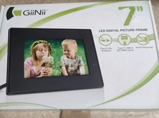 GiiNii GN-801W Digital Picture Frame 7 New In Box Never Used