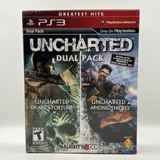 Uncharted Dual Pack Sony PlayStation 3 Drakes Fortune & Among Thieves Tested NEW