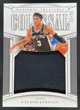 2019 National Treasures Colossal Rookie Materials #CRM-KJN Keldon Johnson RC /99