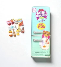 Mini Brands Fill the Fridge Playset ZURU *New Sealed* Plus 9 Minis