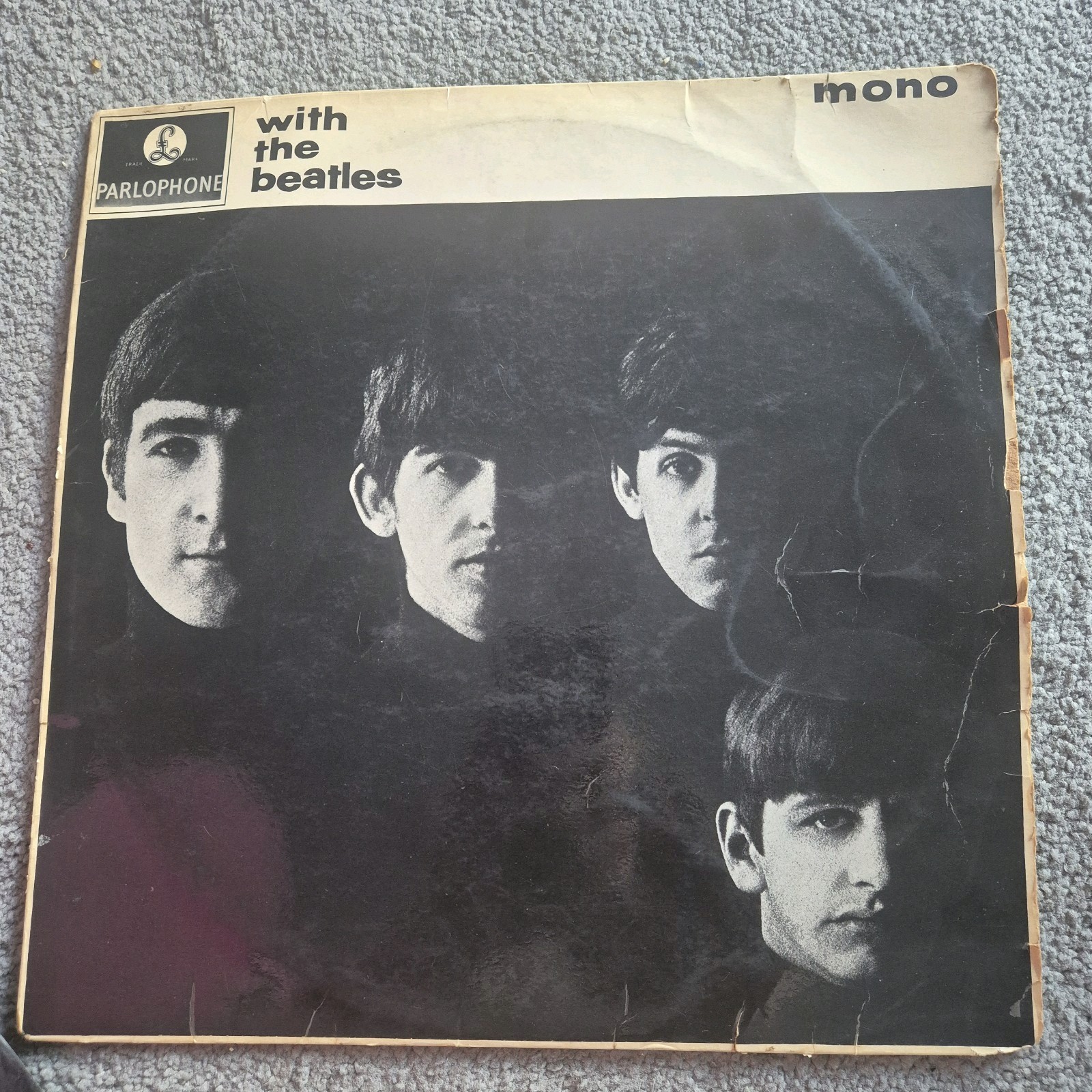 THE BEATLES With The Beatles Vinyl  LP Parlophone 1963 Mono Original 1st Press