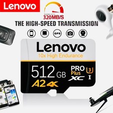 Lenovo 512GB Micro SD Card Class 10 High Speed Memory Card for Phone Camera PC G
