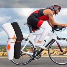 Cycling Compression Leg Sleeves UV Protection Calf Sleeves Running Sports Pair