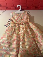 Jona Michelle Dress Flowers Size 10 Girls Spring/Summer Party Pink Floral