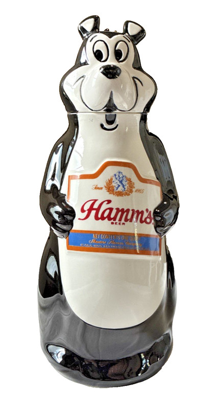 1972 Ceramarte HAMMS BEER BEAR Decanter Vintage