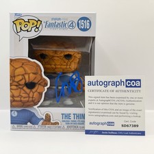Ebon Moss-Bachrach SIGNED The Fantastic Four 2025 - The Thing Funko Pop ACOA