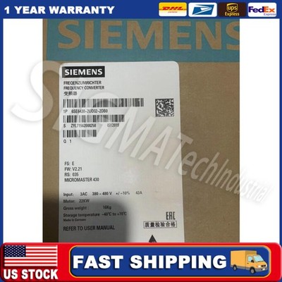 New Siemens 6SE6430-2UD32-2DB0 6SE64302UD322DB0 MICROMASTER430 without filter