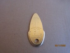 Vintage 1956 Gm General Motors Motorama Souvenir Key Ring Chevy Pontiac More