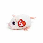 TY Teeny Tys Anna The White & Pink Mouse Soft Plush Toy w/ Tags 10 cm / 4"