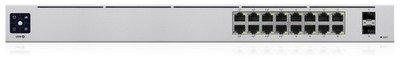 Ubiquiti USW-16-POE, Switch grau, 42W PoE Budget