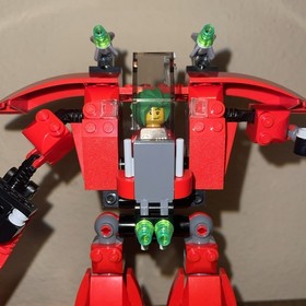 2006 LEGO Exo-Force #7701 Grand Titan Complete. Takishi Mini Fig & Instructions