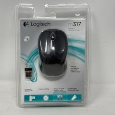 Logitech M317 Wireless Mouse for PC, Mac, Laptop, Chromebook, Black Sealed