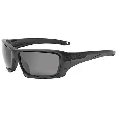 Ess Ee9018-02 Rollbar, Safety Glasses, Anti-Scratch, Gray Lens, Black Frame,