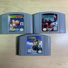 Starfox Yoshi's Story Wave Race Nintendo 64 N64 Lot of 3 Authentic Tested Clean