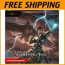 Fantasy Quest Board Game: Dungeons & Dragons Temple of Elemental Evil Edition