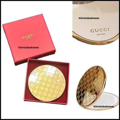 GUCCI Mirror Gold GG Embossed In Red Box NIB $149 | eBay