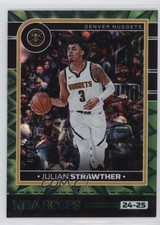 2024-25 Panini NBA Hoops Green Explosion 61/99 Julian Strawther #174 y0i