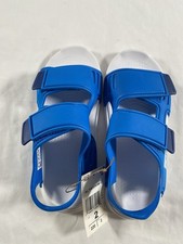 New Adidas Altaswim Toddler Blue White Water Slipper Beach Sandals Size 2