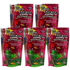 5X Betta Guppy Fish Food Fresh Water Flea High Protein Calcium Growth, Tokyu 60g