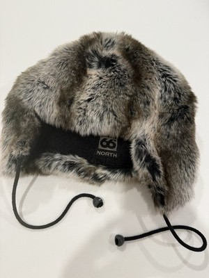 Iceland 66 North Kaldi Arctic Wool Fur Hat, Size 2, Warm Trapper