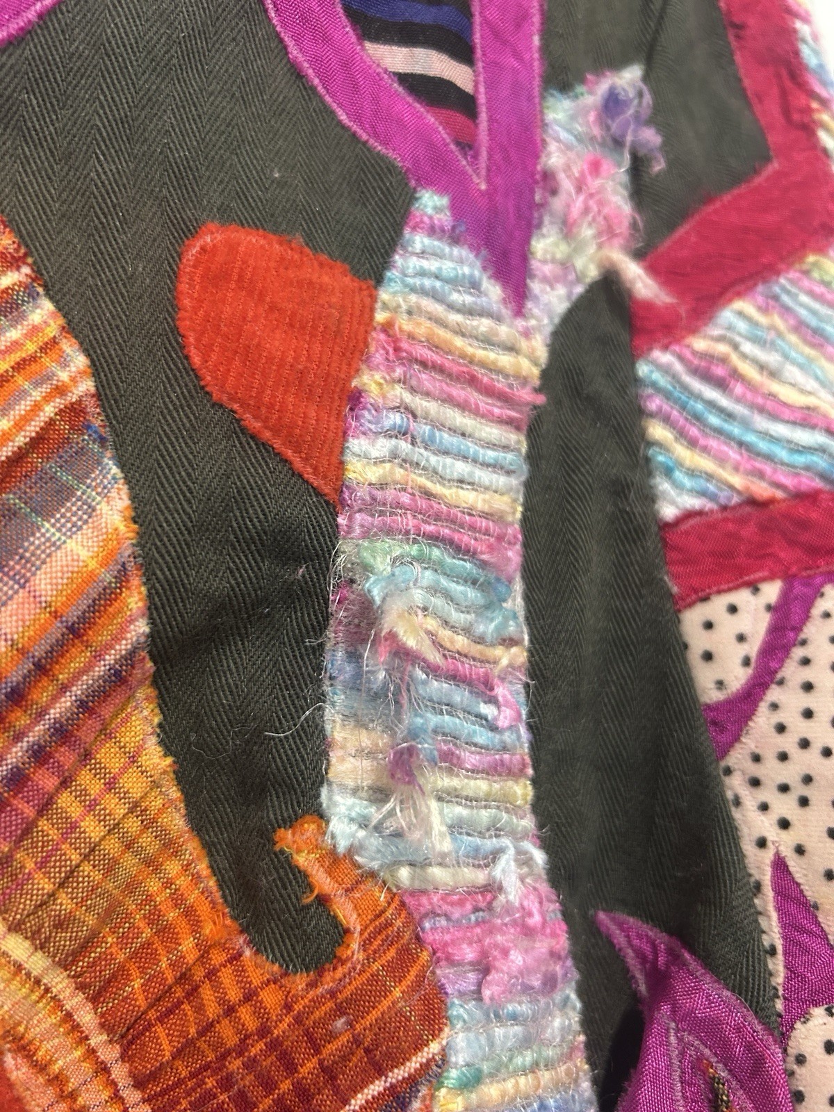 Sandy Starkman Embroidered Patchwork Jacket in Mu… - image 18