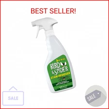 STAR BRITE Spider & Bird Stain Remover Spray - Quickly Dissolve Bird Droppings &