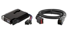 CURT Triflex Next Trailer Brake Controller w/ Custom Wiring Harness 51146 51323