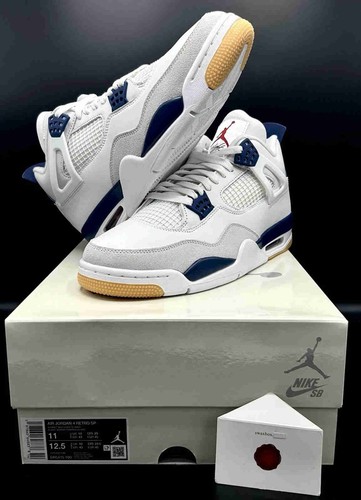 Air Jordan 4 Retro SB Navy DR5415-100 - Picture 5 of 5