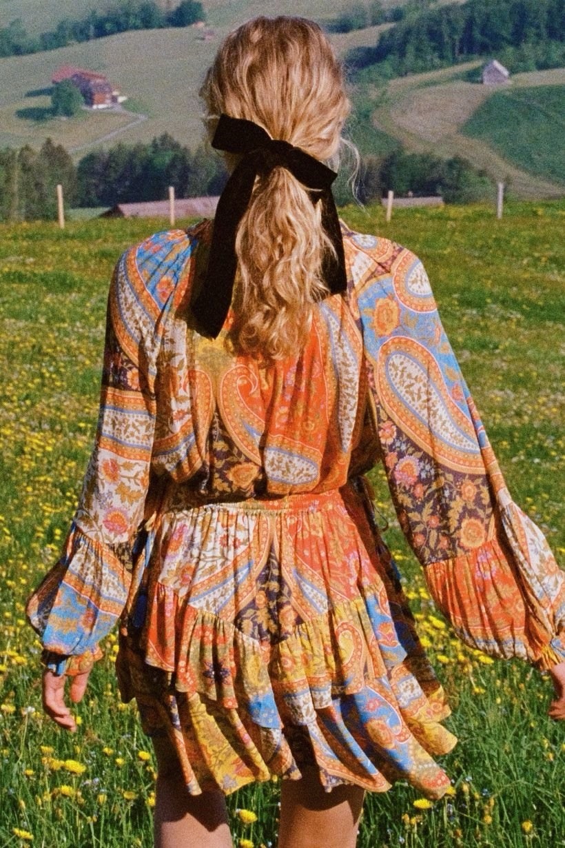 Spell & the Gypsy Collective belladonna Set Size XXL Kaleidoscope Blouse & Skirt image 4
